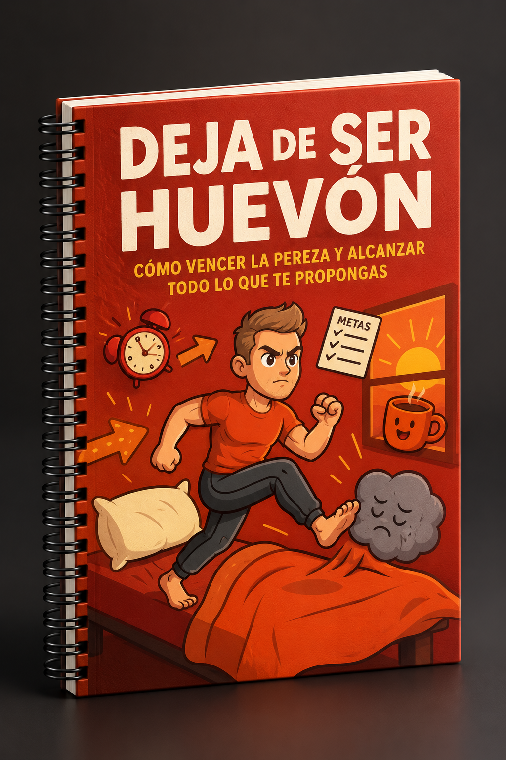 Portada del cuadernillo Deja de ser Huevón